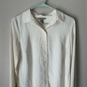 Women’s Patterned Button-Up Shirt size small